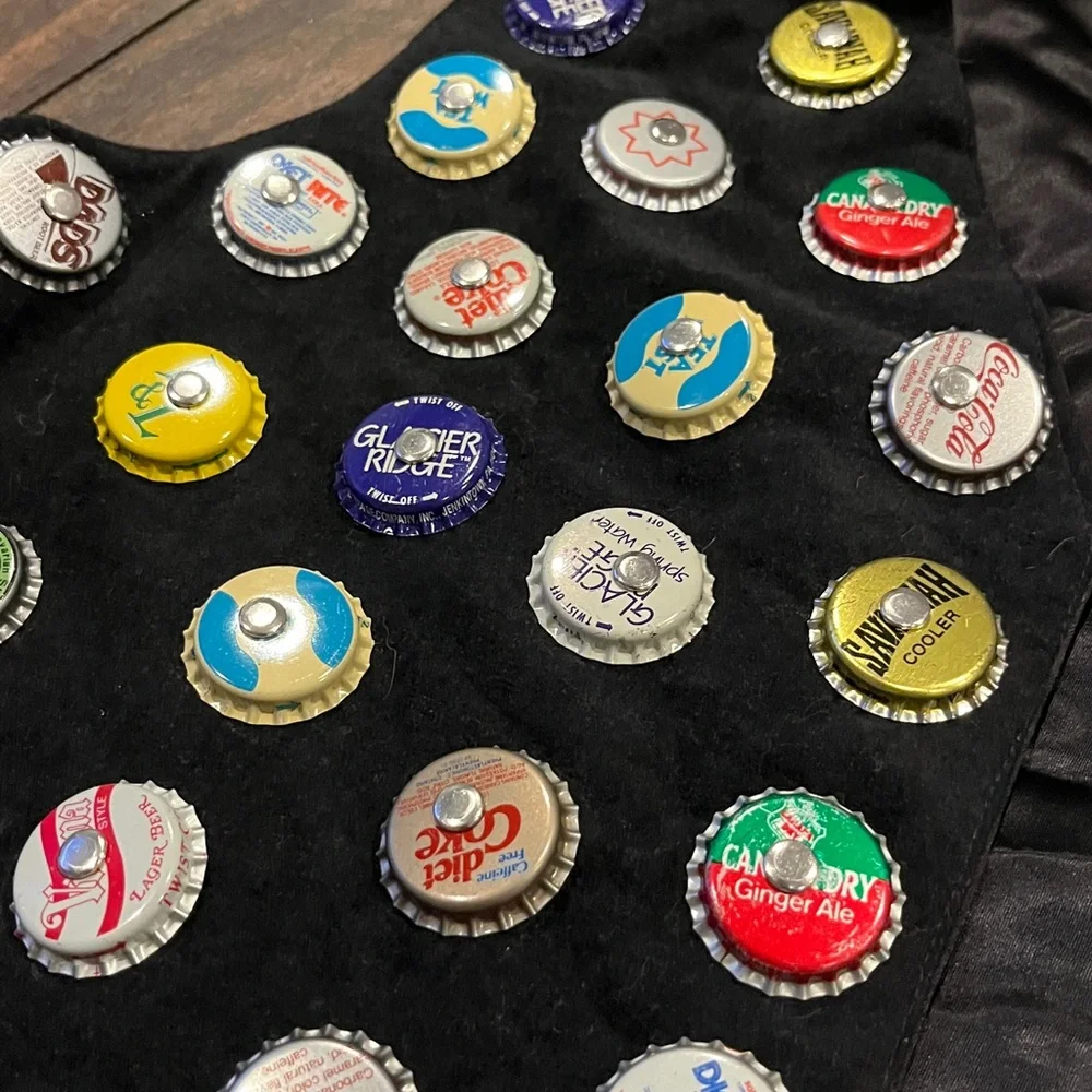 Vintage 1990 Ink Soda Cap Retro Vest Y2K - Picture 15 of 16